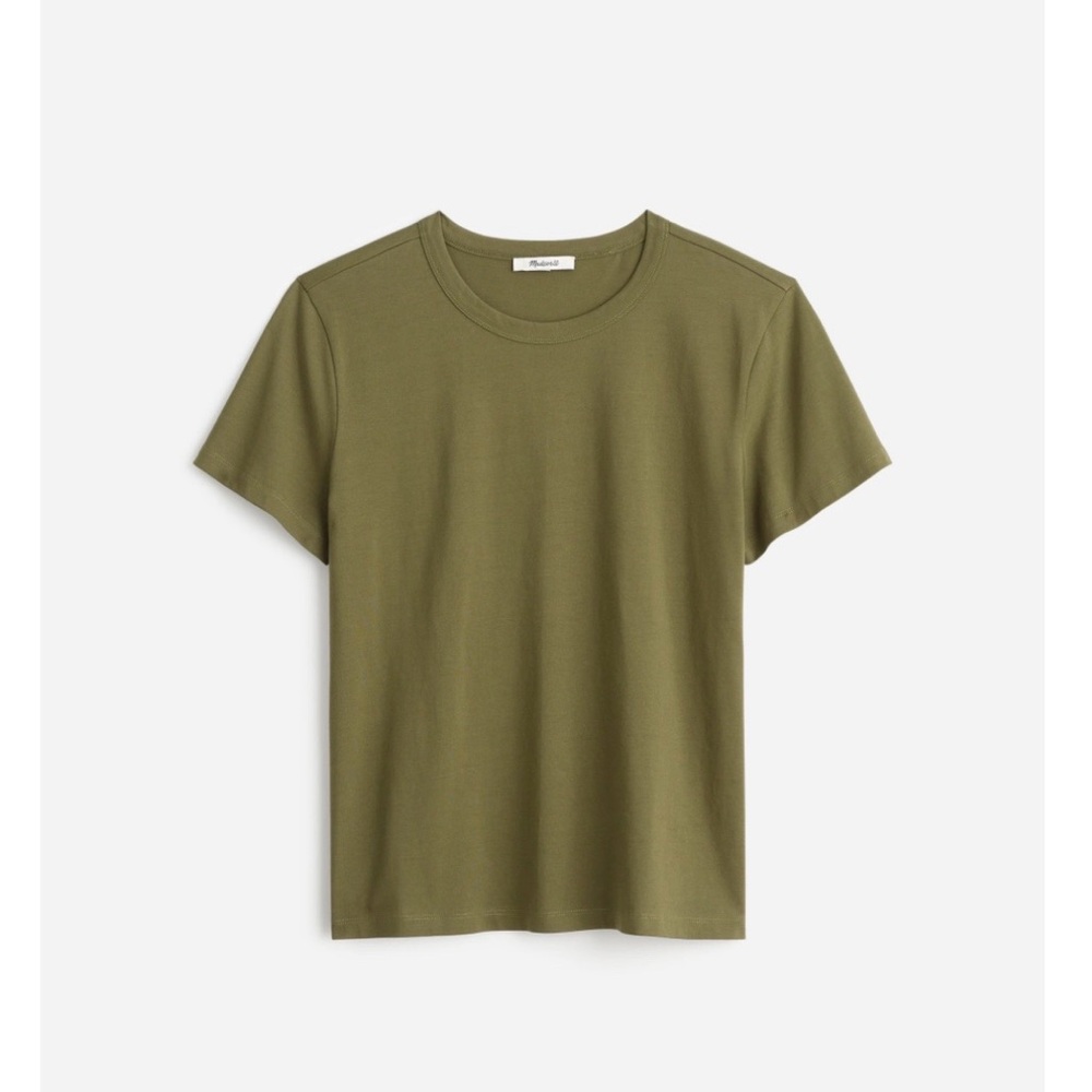 Perfect Crewneck Tee in Allday Jersey